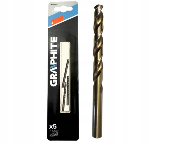 WIERTŁO DO METALU HSS-Co 2.5mm GRAPHITE 57H018 3SZT