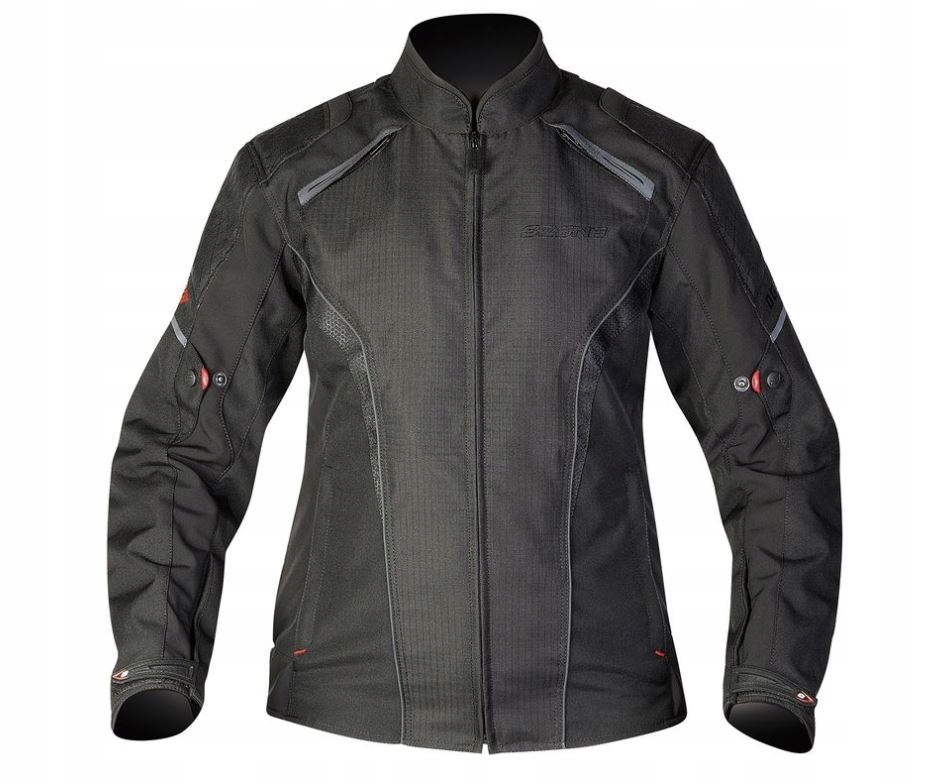 Textilná Motocyklová Bunda Ozone Edge Evo Čierna Šedá M