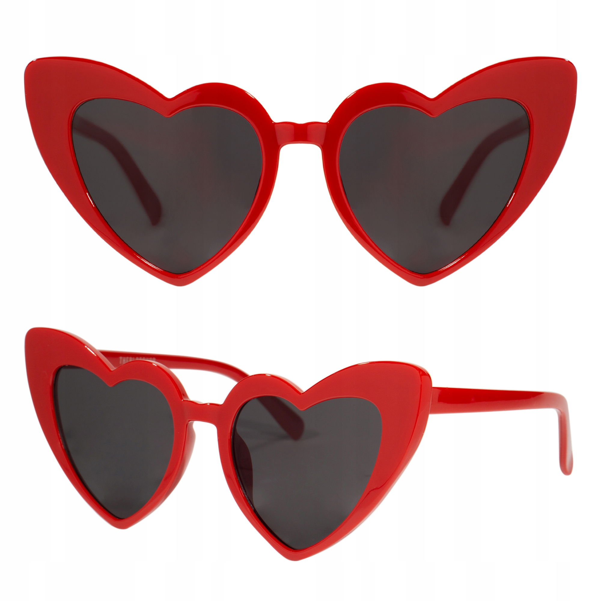 

Okulary Serca Duże Serduszka Czerwone Heart