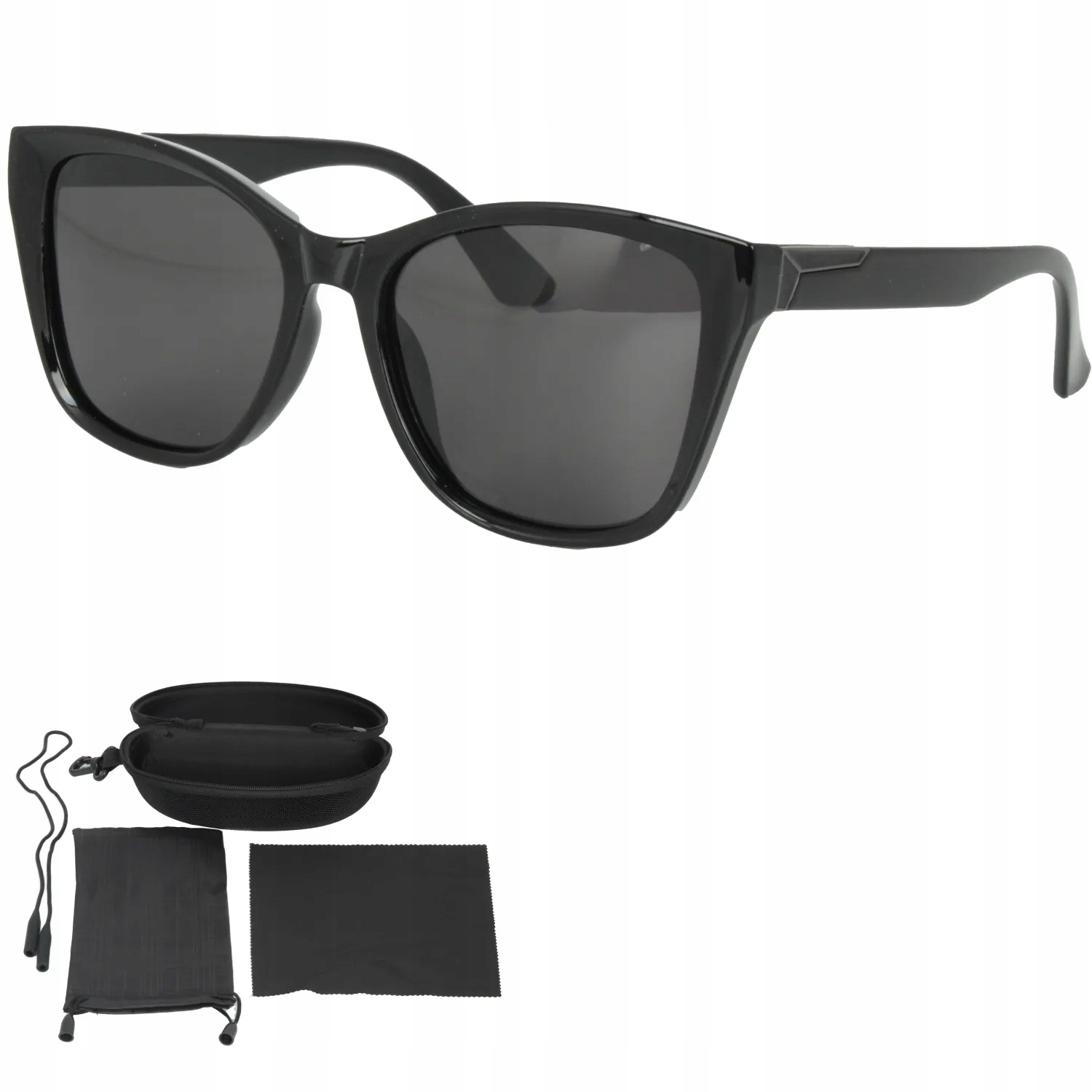 Polar Fashion PR9151C3 Černé polarizační sluneční brýle