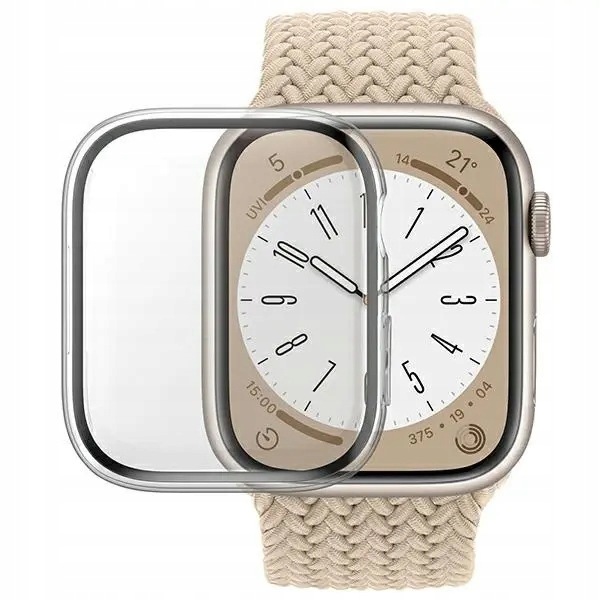 Etui PanzerGlass Full Body na Apple Watch 7/ 8/ 9 45mm przezroczyste