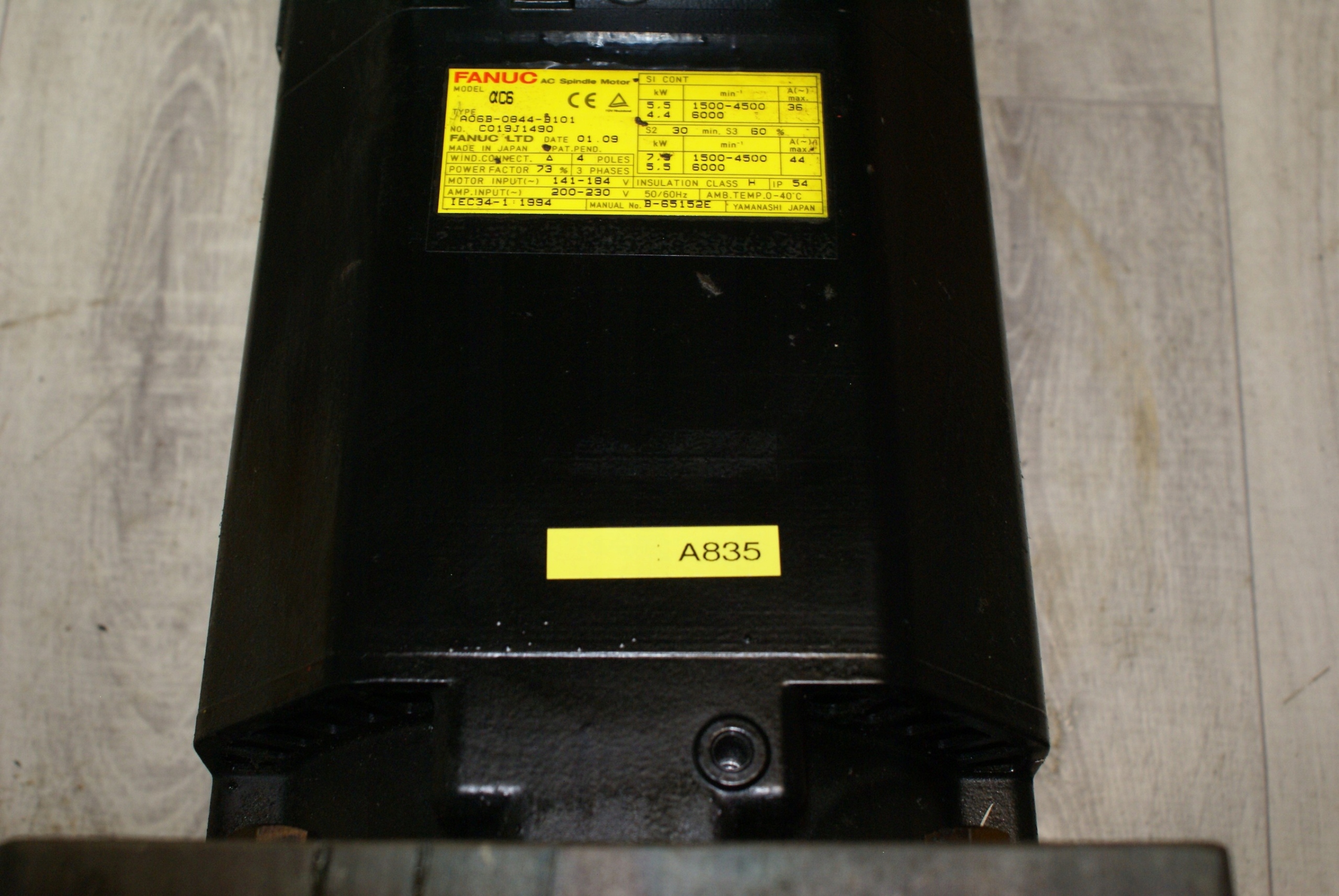 Fanuc AC Spindle A06B-0844-B101 Rodzaj inny