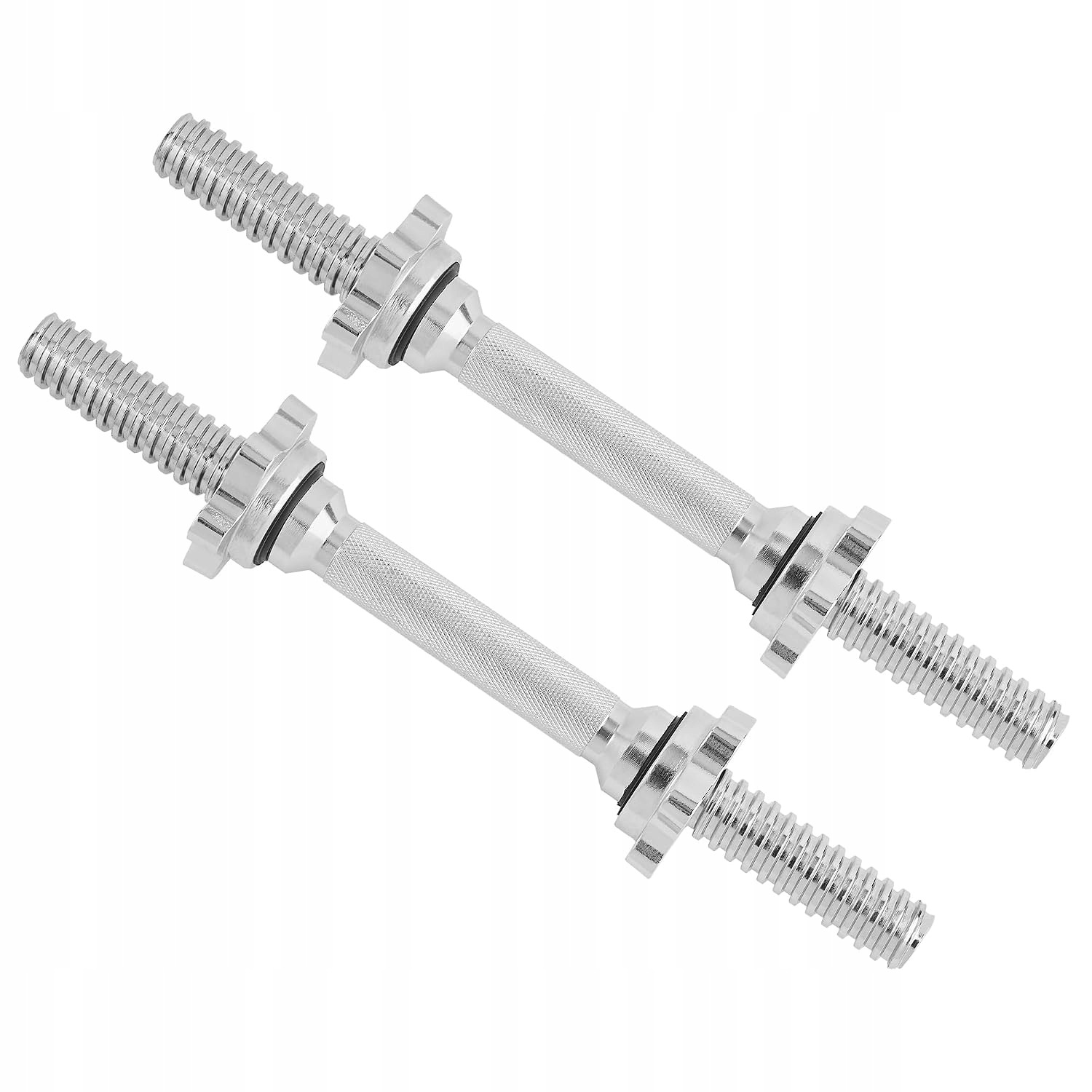 YES4ALL Gryf Prosty Krótki do Hantli Gwintowany 35 cm 25 mm Dwie Sztuki