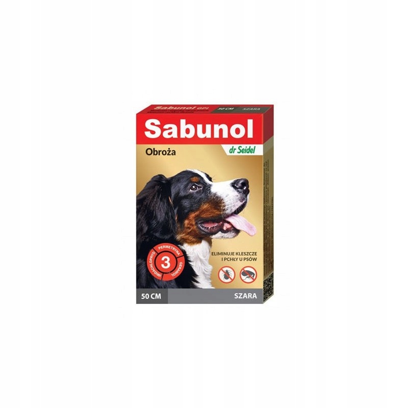 

Sabunol Obroża dla psa 50 cm - szara