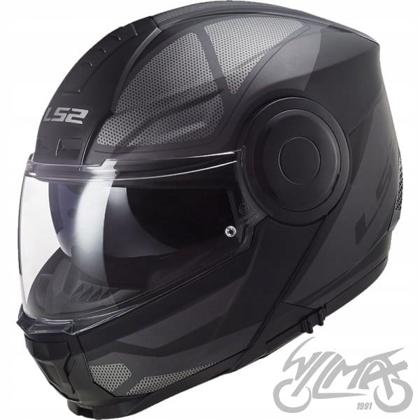 Kask LS2 FF902 SCOPE AXIS BLACK TITANIUM XS PINLOCK