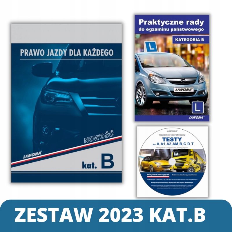 

Zestaw Prawo Jazdy kat.b +testy Praktyczne rady