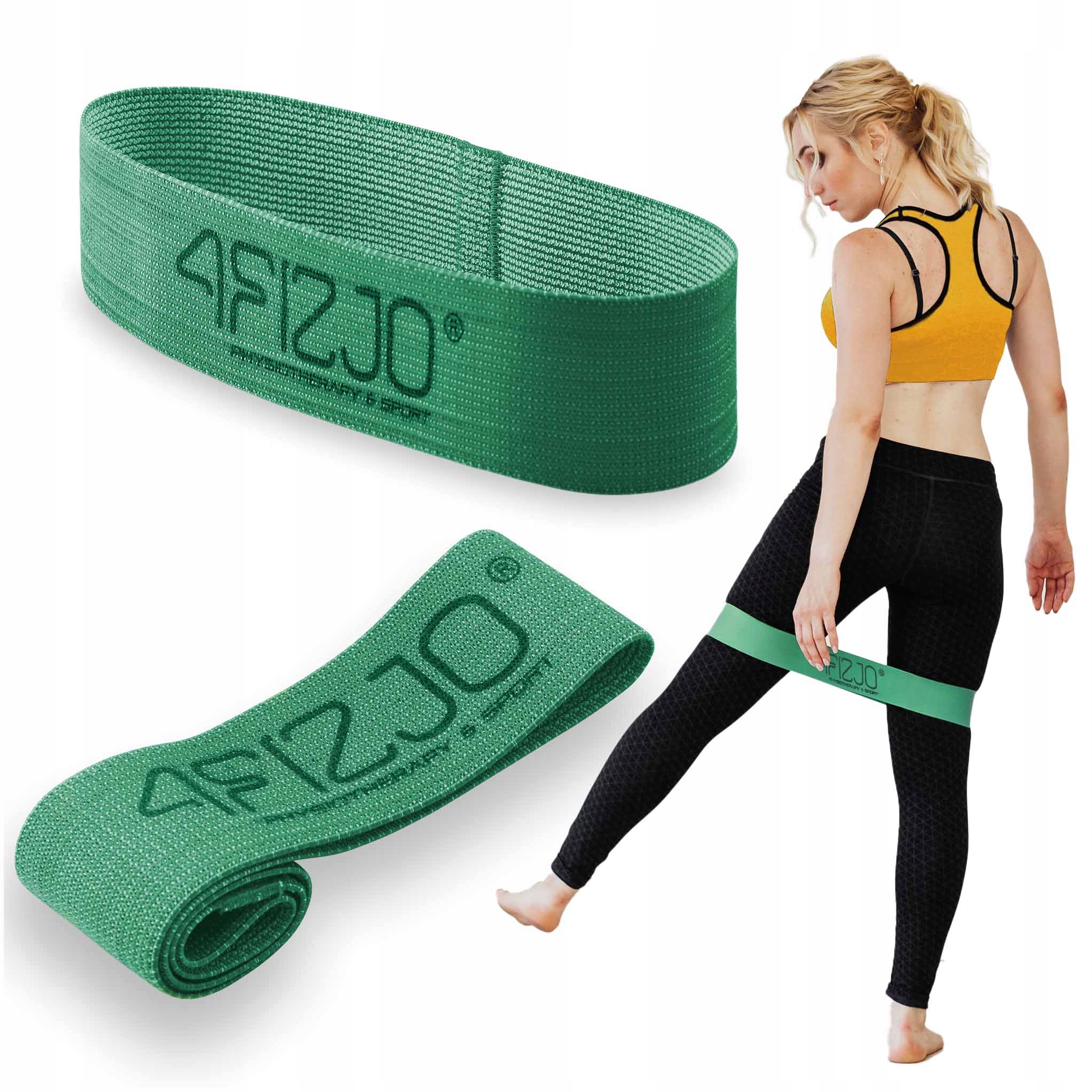 GUMA MATERIAŁOWA FLEX BAND MINI DO ĆWICZEŃ FITNESS PILATES PROGRESYWNY OPÓR