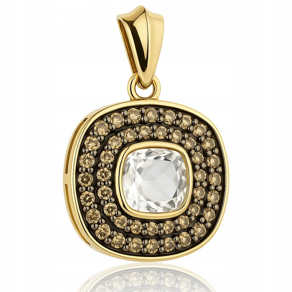 Złota Zawieszka z Diamentami pr 585