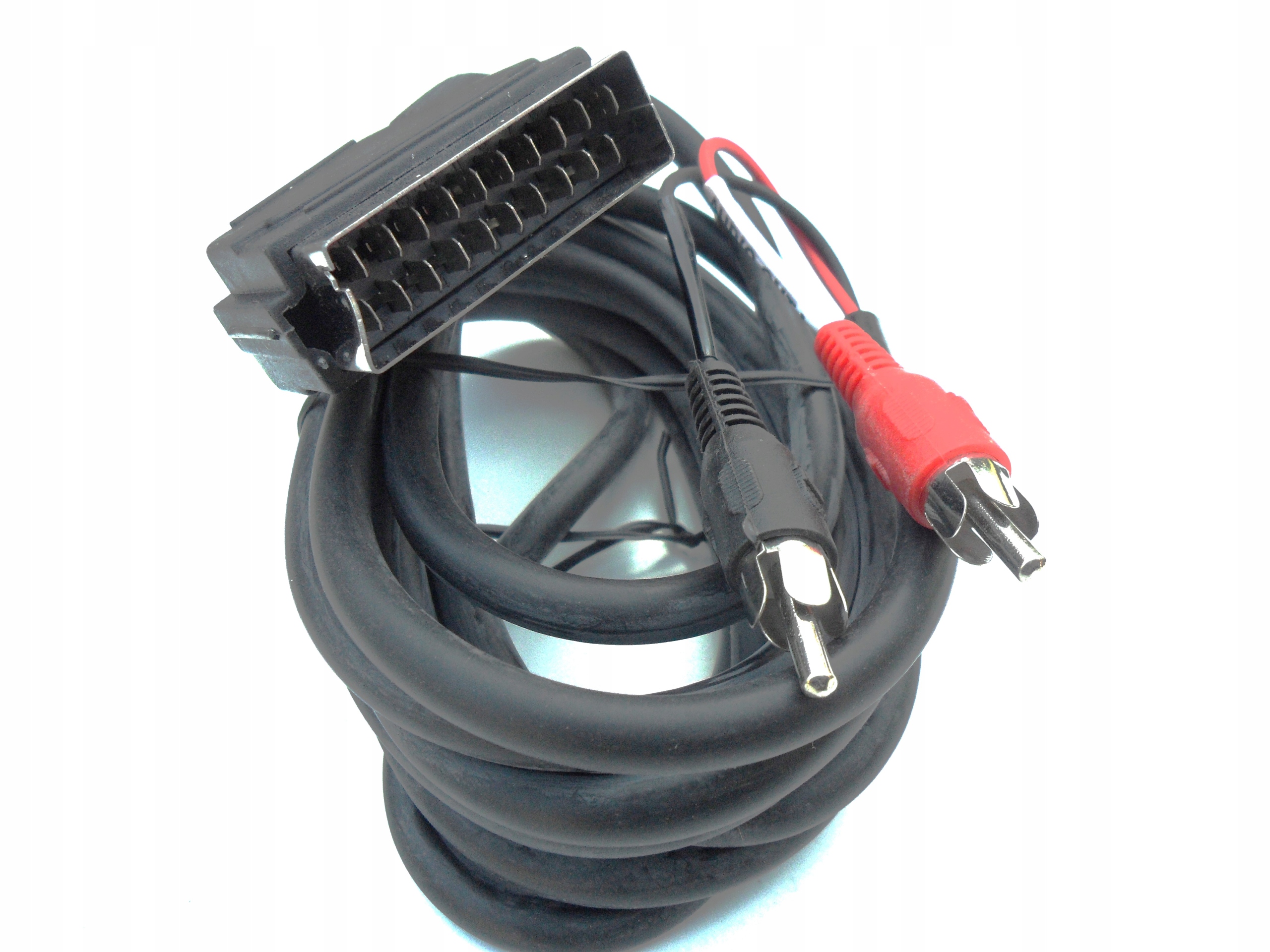 Kabel SCART (Euro) - 2x RCA (cinch) - 3 m