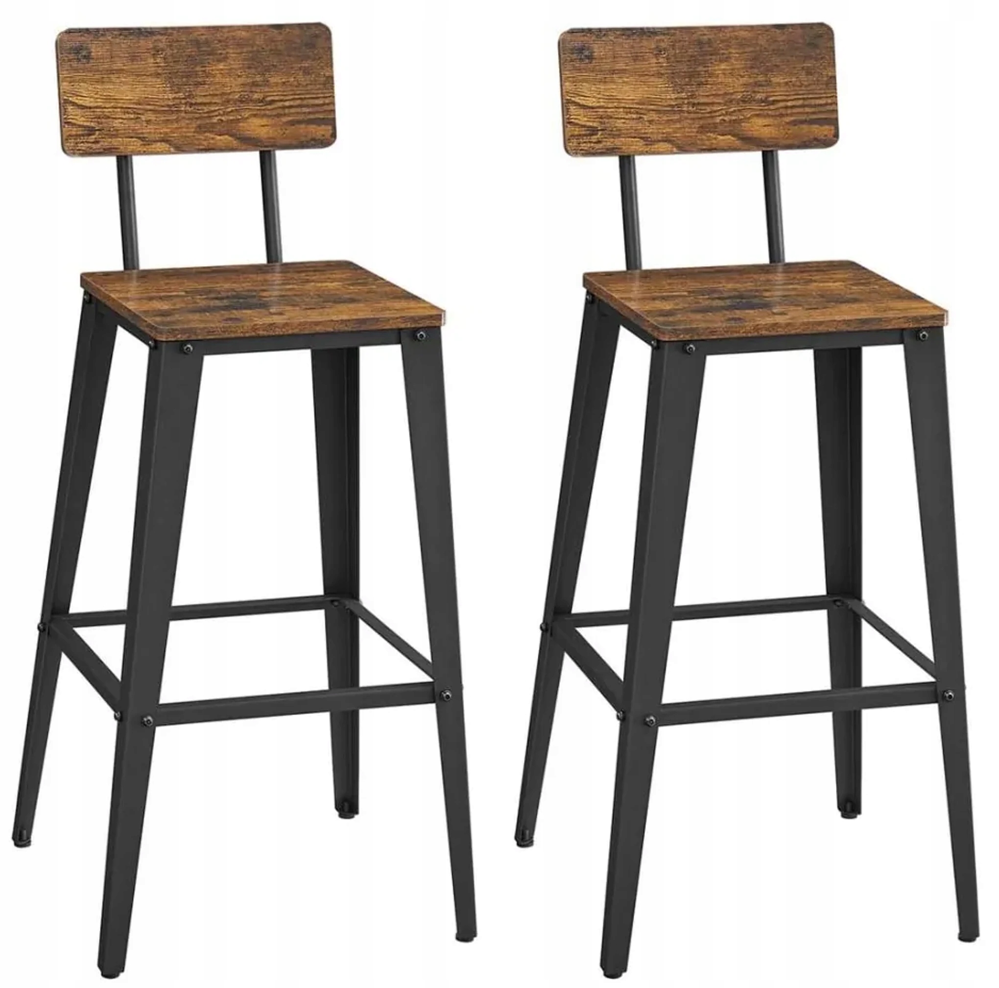 Vasagle hoker 102 cm hnedý, moderný, stabilný na stôl alebo rameno