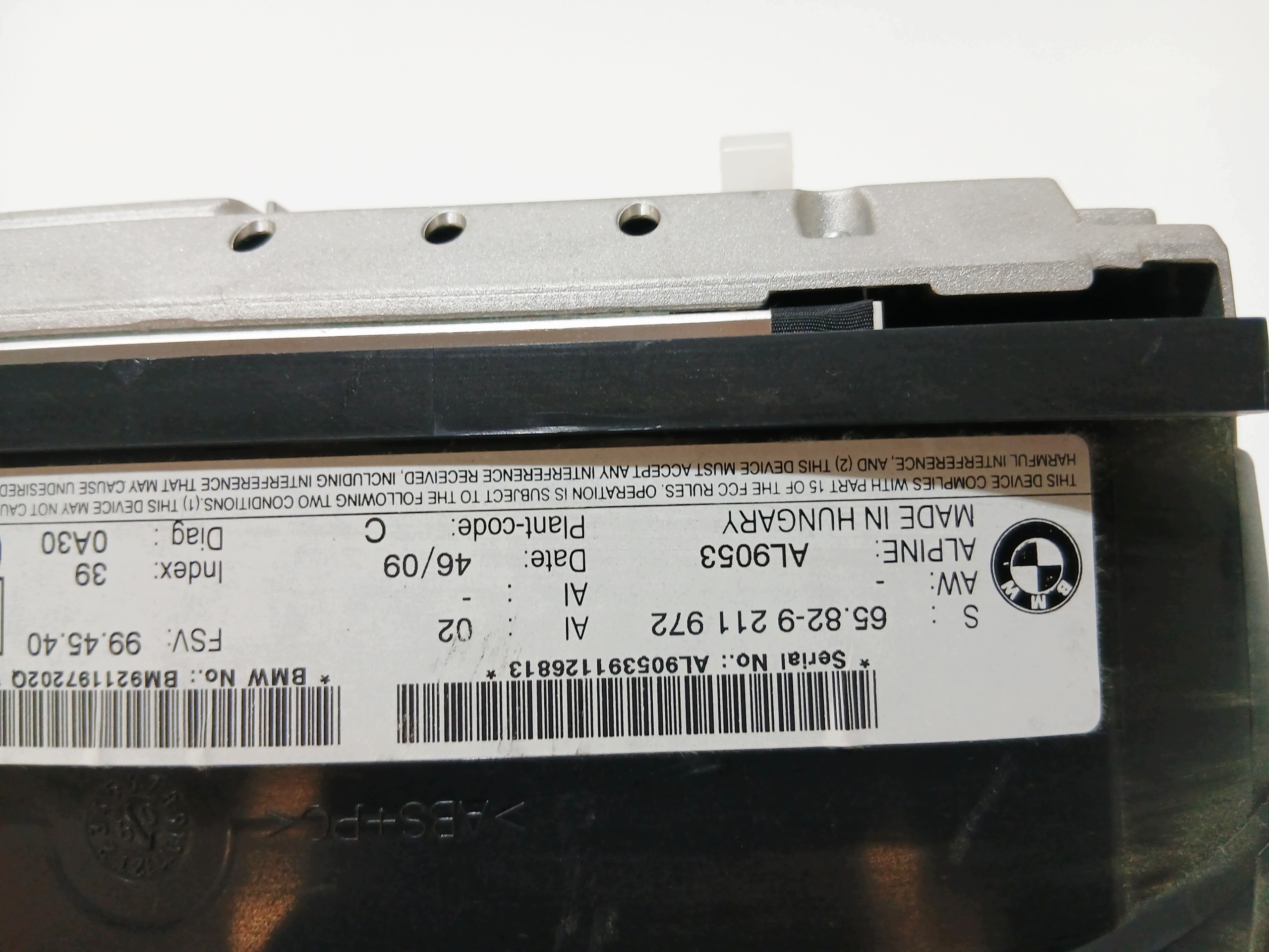 EKRAN display navigation devices BMW E60 E61 LCI 9211972 (0000655)