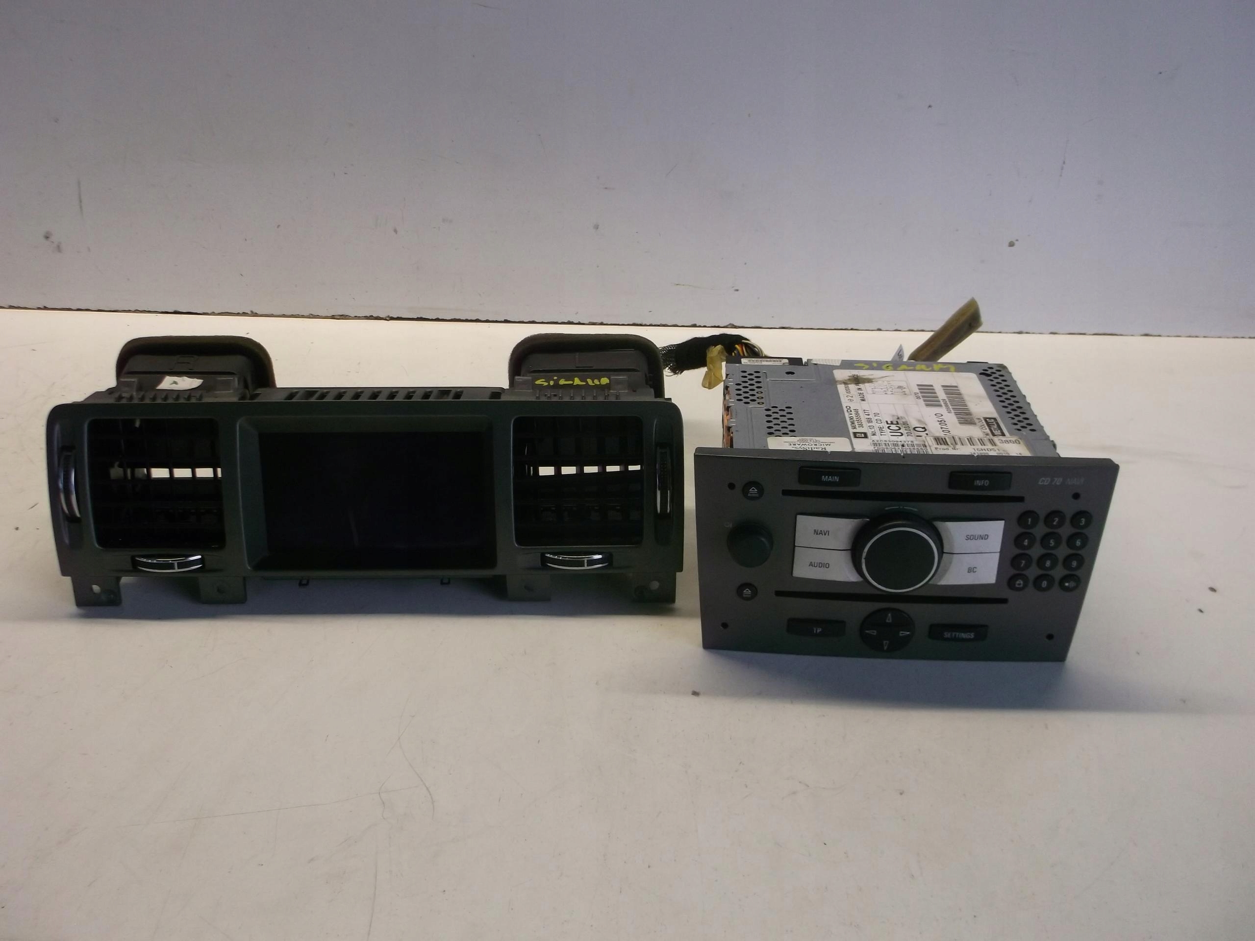 RADIO CD NAWIGACJA WYŚWIETLACZ OPEL SIGNUM # Producent części Opel OE