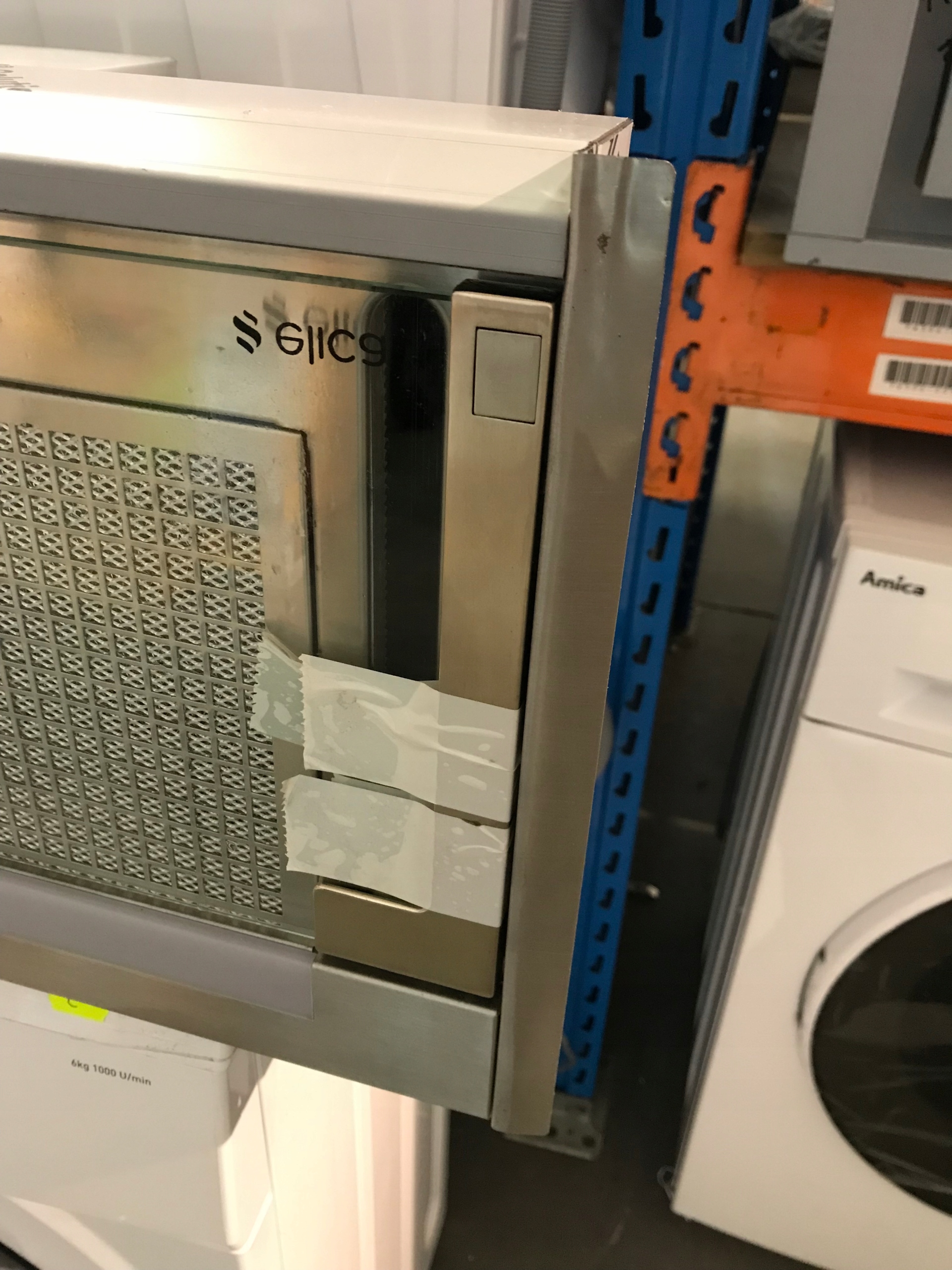 OKAP ELICA GLASS OUT IX/A/90 556m3 szer.89.7cm A1 Marka Elica