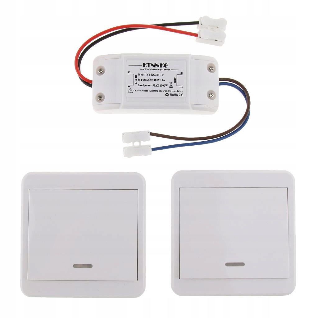 AC85 260V Wireless Remote Control Wall Switch Informacje o bezpieczeństwie CE