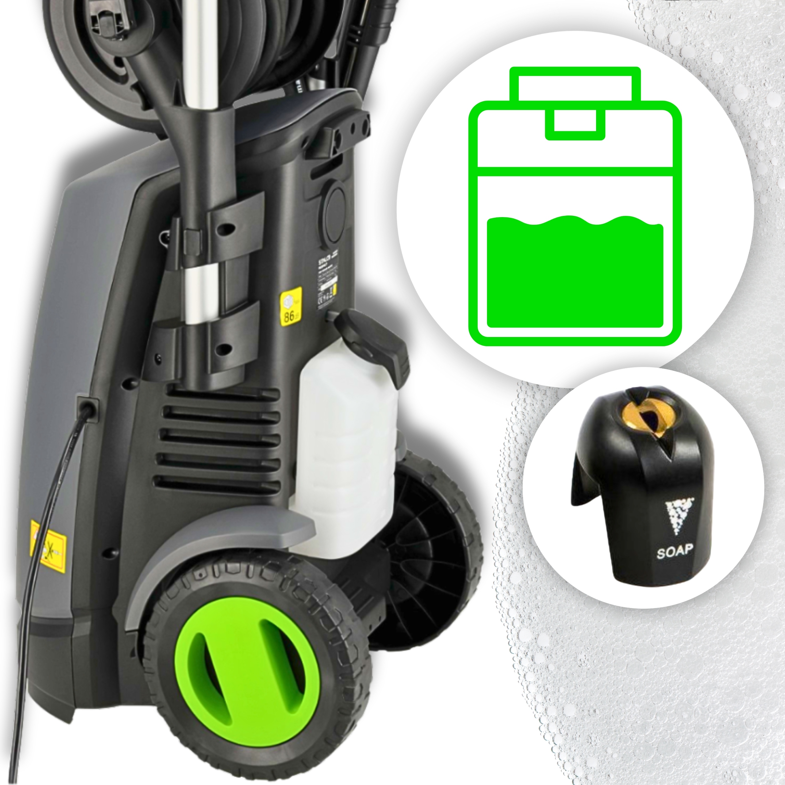 MYJKA CIŚNIENIOWA 400 BAR SAMOSSĄCA MOSIĘŻNA INDUKCJA PŁYN KARCHER 3000W Ciśnienie maksymalne 400 bar