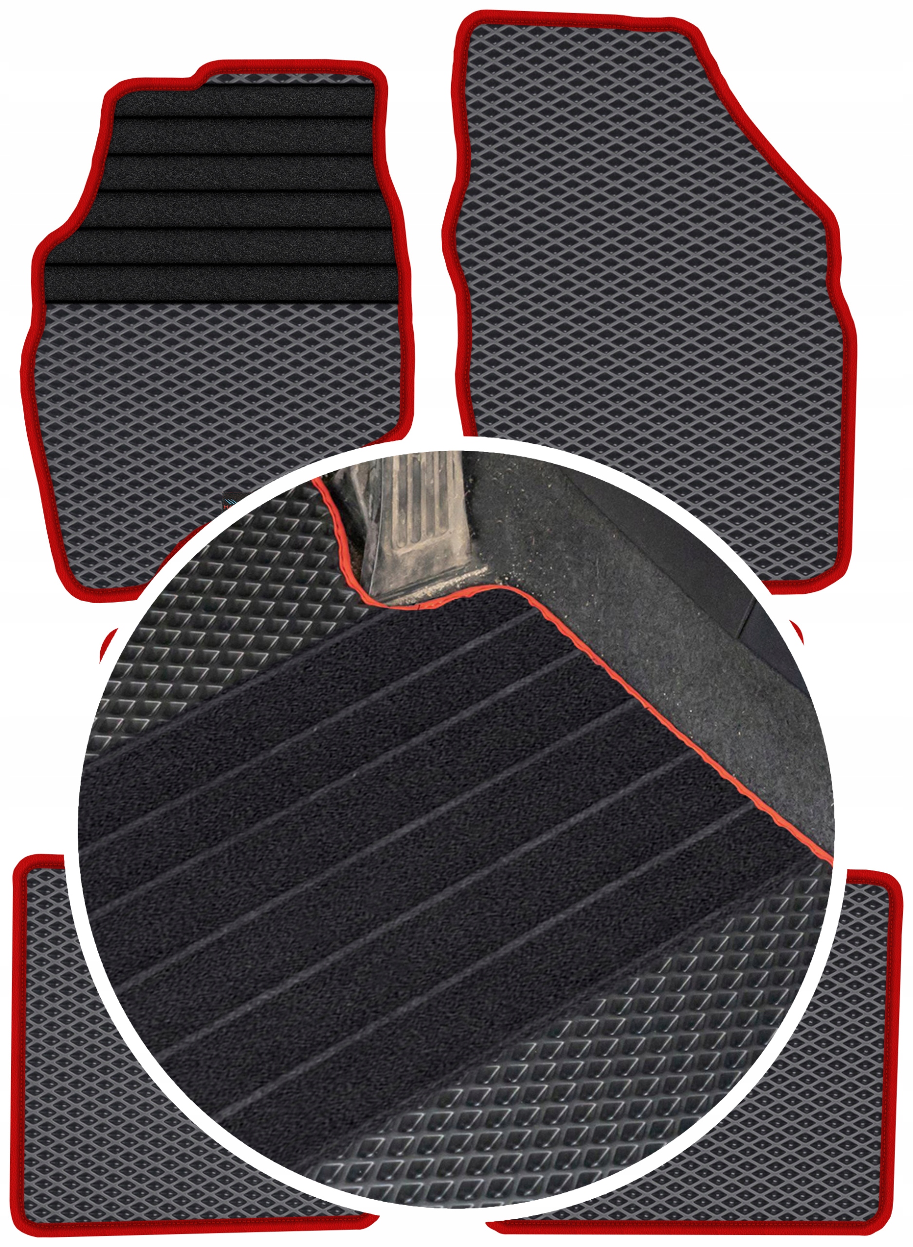 Honda Jazz I 2002-2008 Gumové rohože do auta Eva Eternity