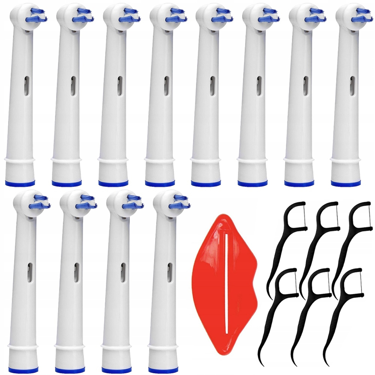 12x Końcówka Do Szczoteczki Elektrycznej Oral-b Ortodontyczna Dodatki