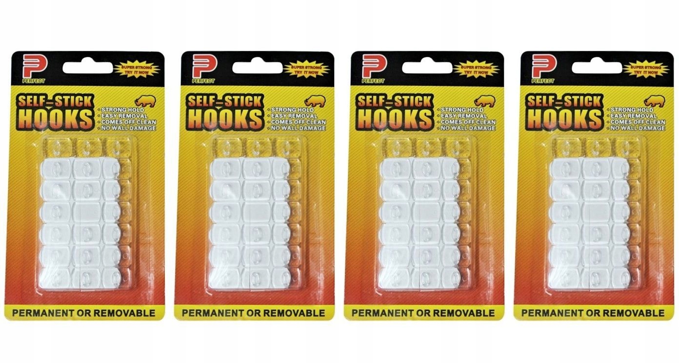 PERFECT PRZEZROCZYSTE HACZYKI WIESZANIA OZDÓB 80S