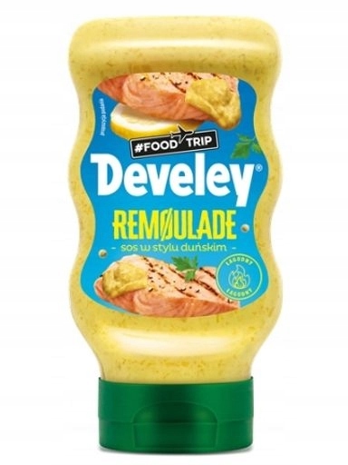 Levně 5 x Develey Food Trip Omáčka Remoulade s bílým zelím a kurkumou Jemná 300 ml