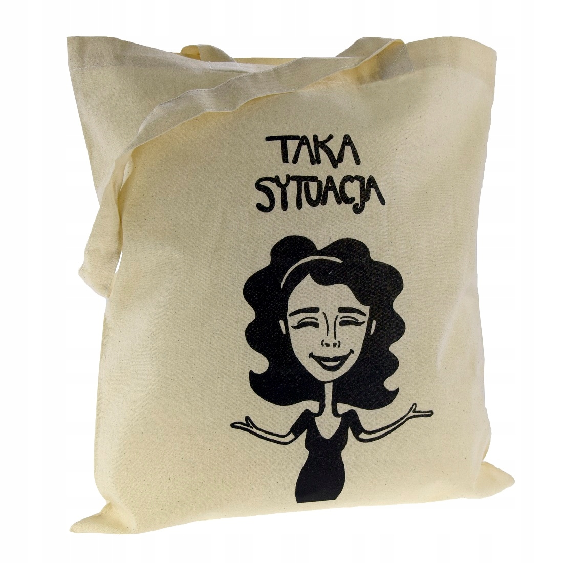 

Torba Bawełniana 38x42cm z Nadrukiem taka Sytuacja