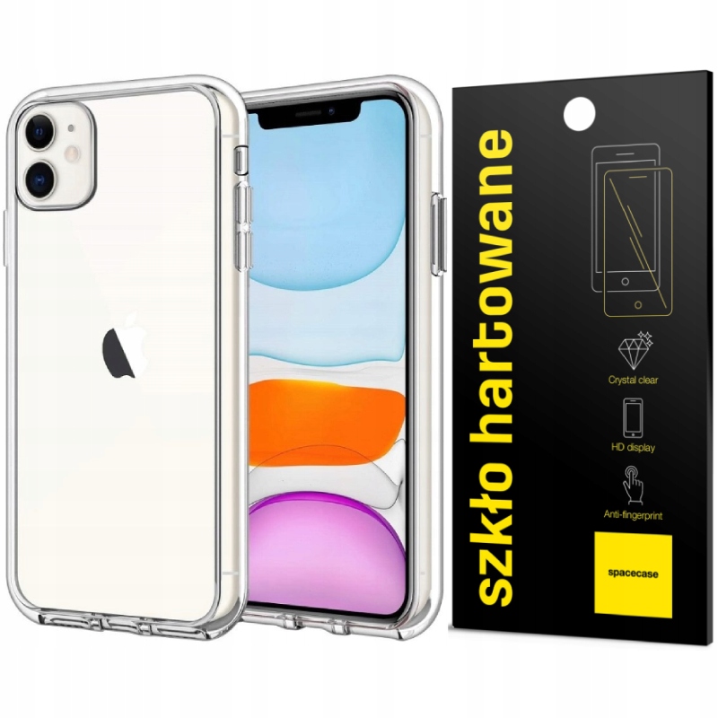

Etui Spacecase Crystal Do Iphone 11 Pełne Szkło
