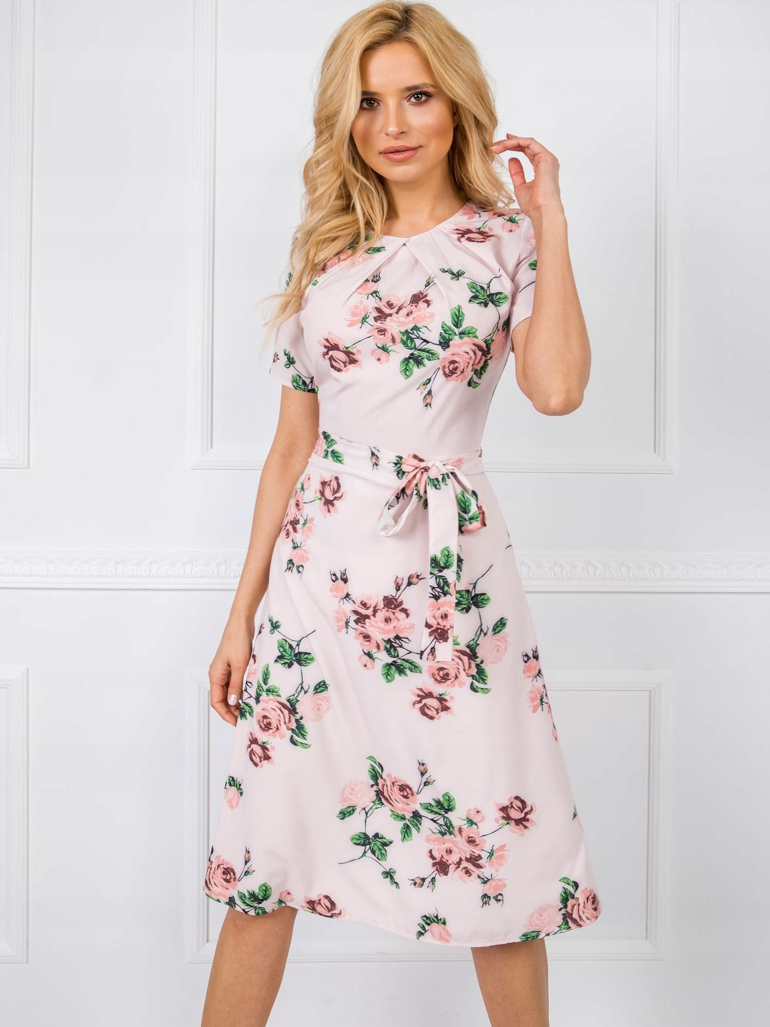 

Jasnoróżowa sukienka Lollipop 36/S