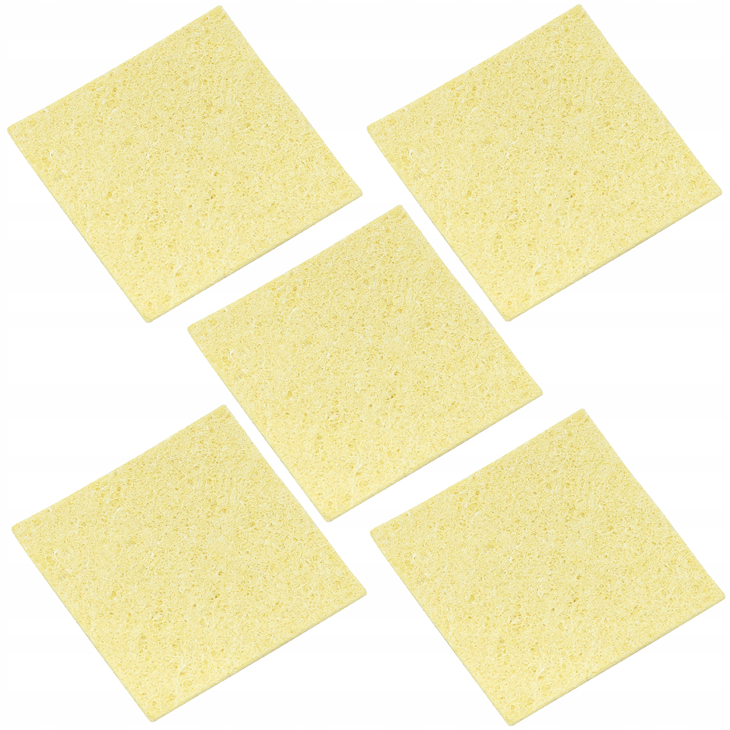 5x GĄBKA DO CZYSZCZENIA GROTÓW LUTOWNICY 50X35MM ZESTAW