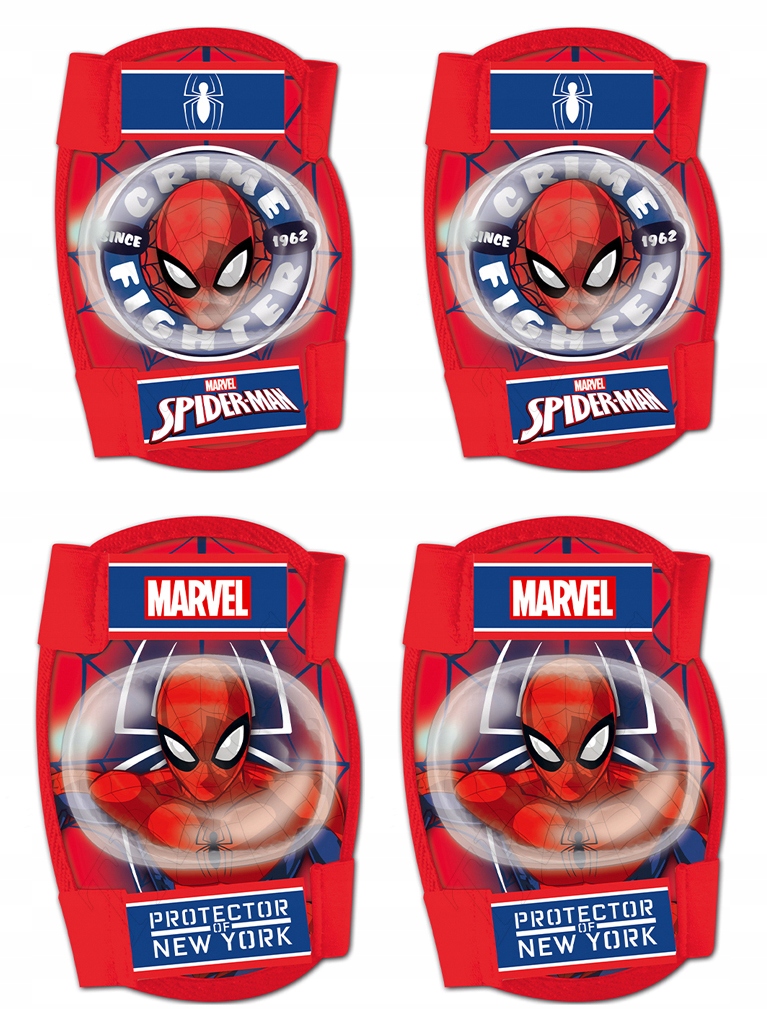 KASK ROWEROWY OCHRANIACZE RĘKAWICZKI SPIDERMAN Marka Seven