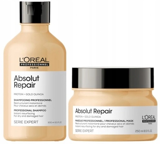 L'Oréal Absolut Repair Šampón A Maska Obnova Vlasy Zničené Suché