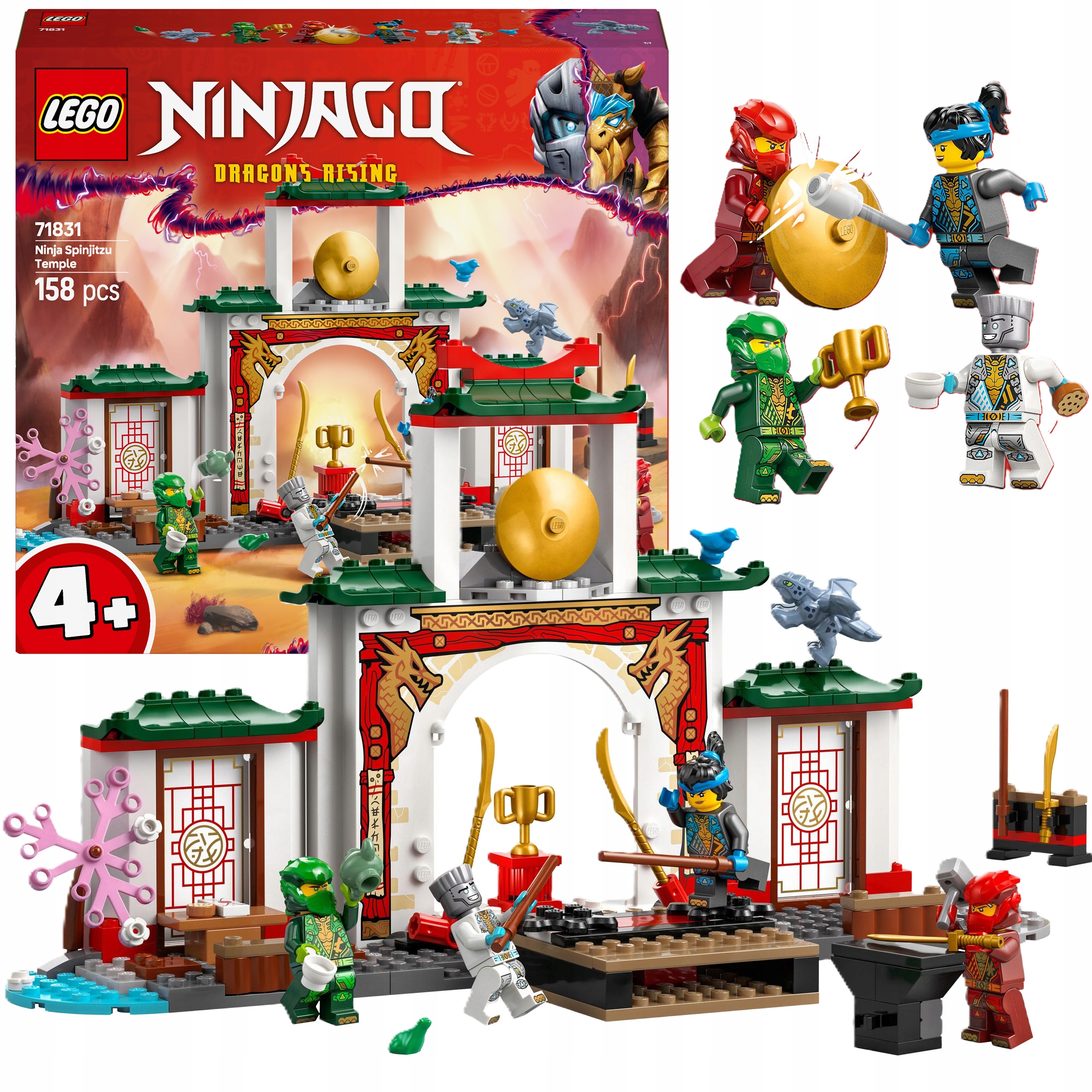 Lego Ninjago Świątynia Spinjitzu Ninja Zestaw Do Zabawy Na Święta