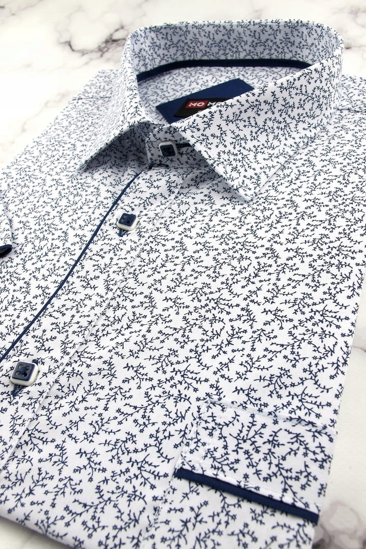 Koszula Męska Elegancka Wizytowa do garnituru N766 Rozmiar kołnierzyka 45