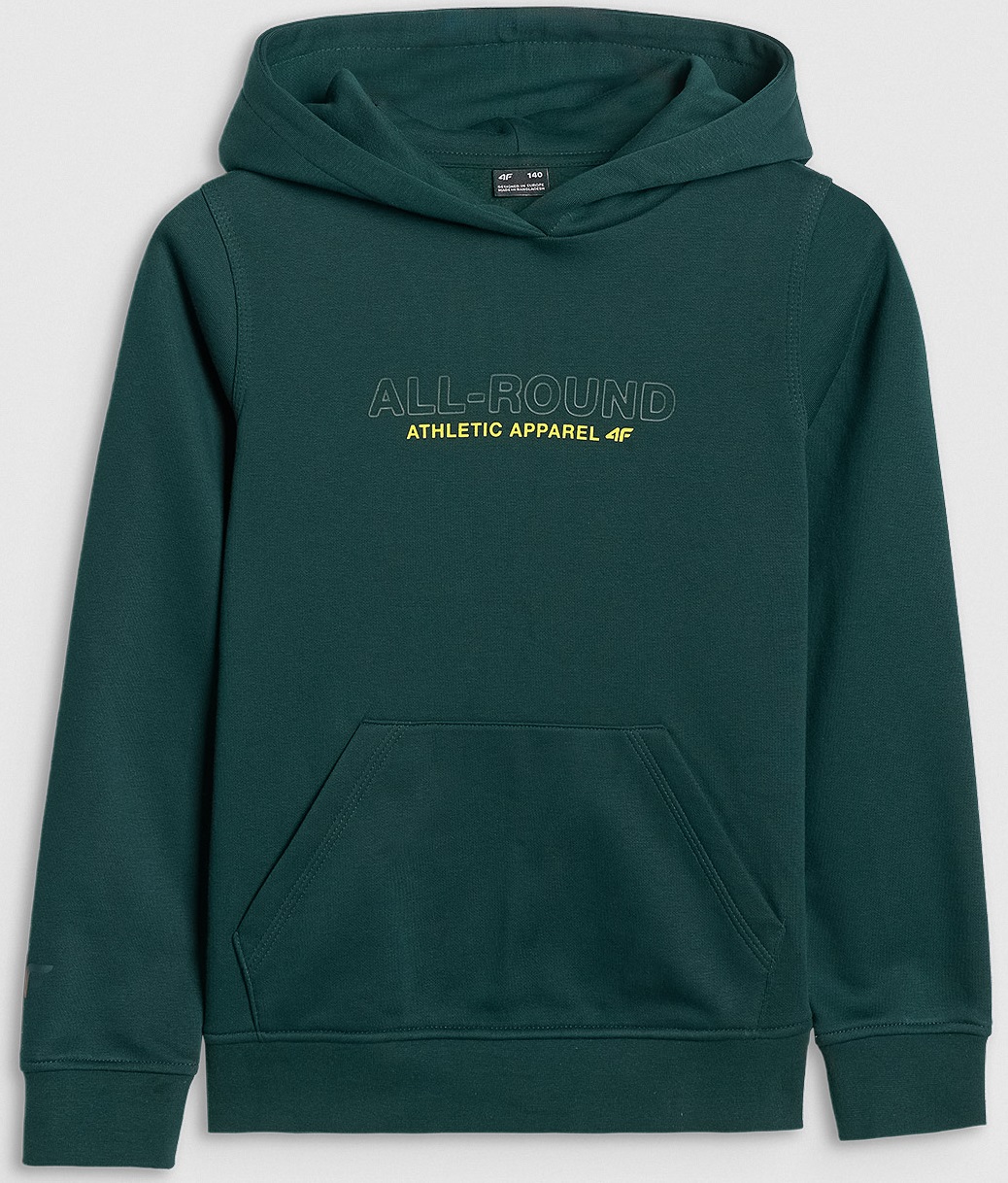 KOMPLET DRESOWY CHŁOPIĘCY 4F BLUZA + SPODNIE 158 Rodzaj kaptur