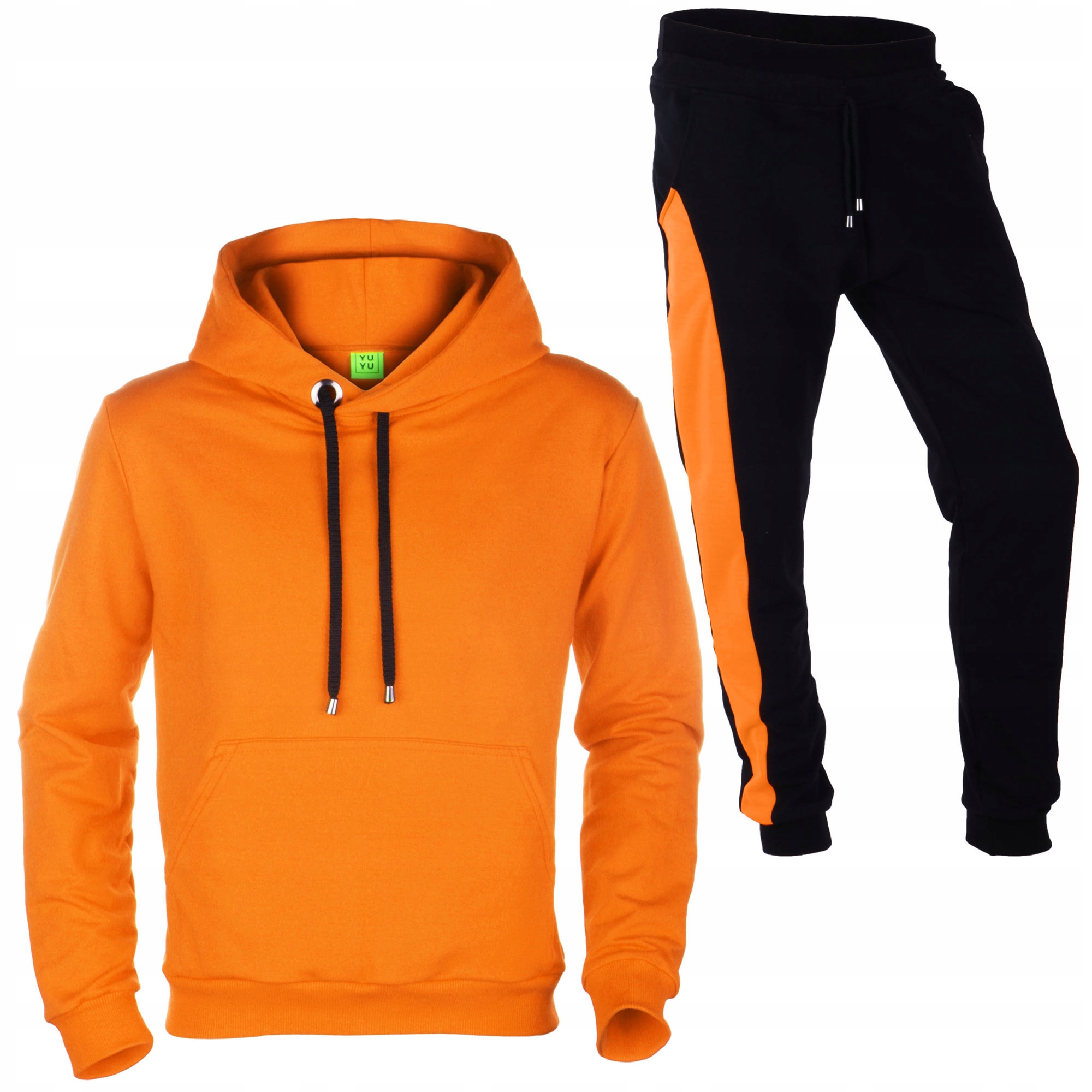 

Dres Bluza Kaptur Pomarańczowa+spodnie Sznurek 170