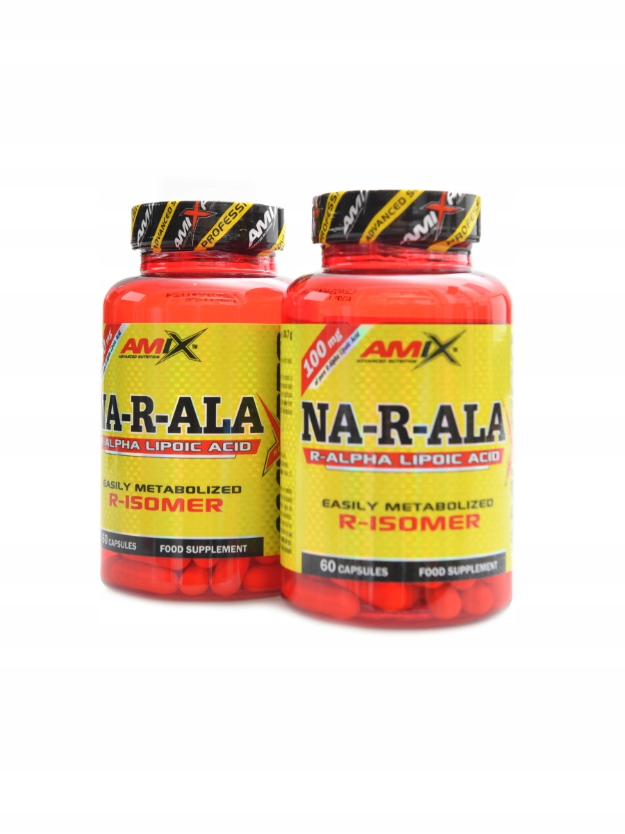 AmixPro Na-r-ala Alpha lipoic acid 100 mg 2 x 60 kapslí Duopack