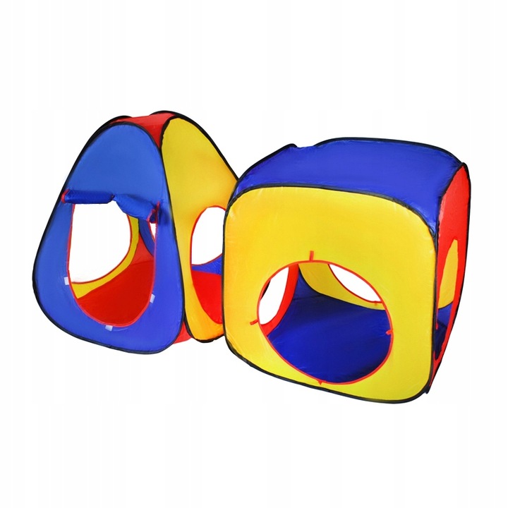 NAMIOT DLA DZIECI DO DOMU I OGRODU TIPI TUNEL DOMEK ZAMEK TOR ZESTAW 3W1 Marka springos