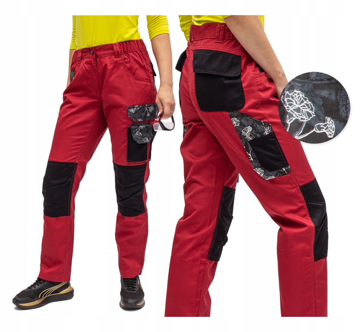 spodnie robocze Bhp Ochronne Damskie do pracy L 40