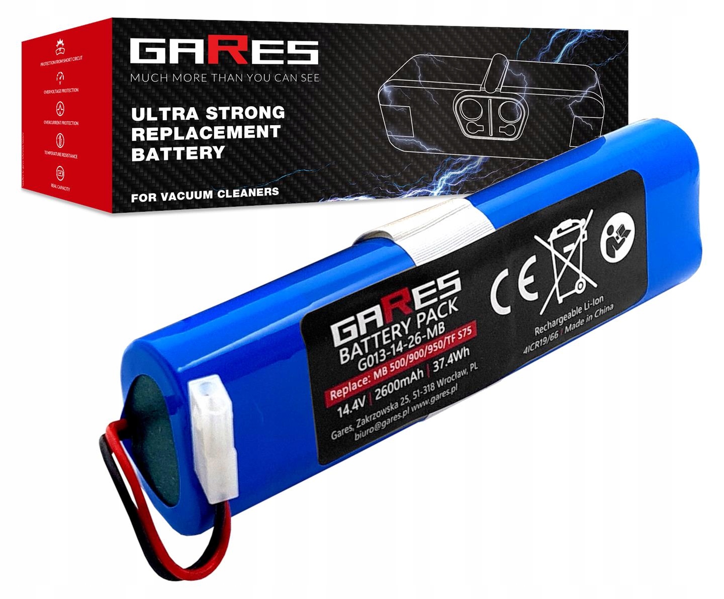 Bateria Akumulator do Tefal Xplorer Serie 75 14,4V 14,8V 2,6Ah