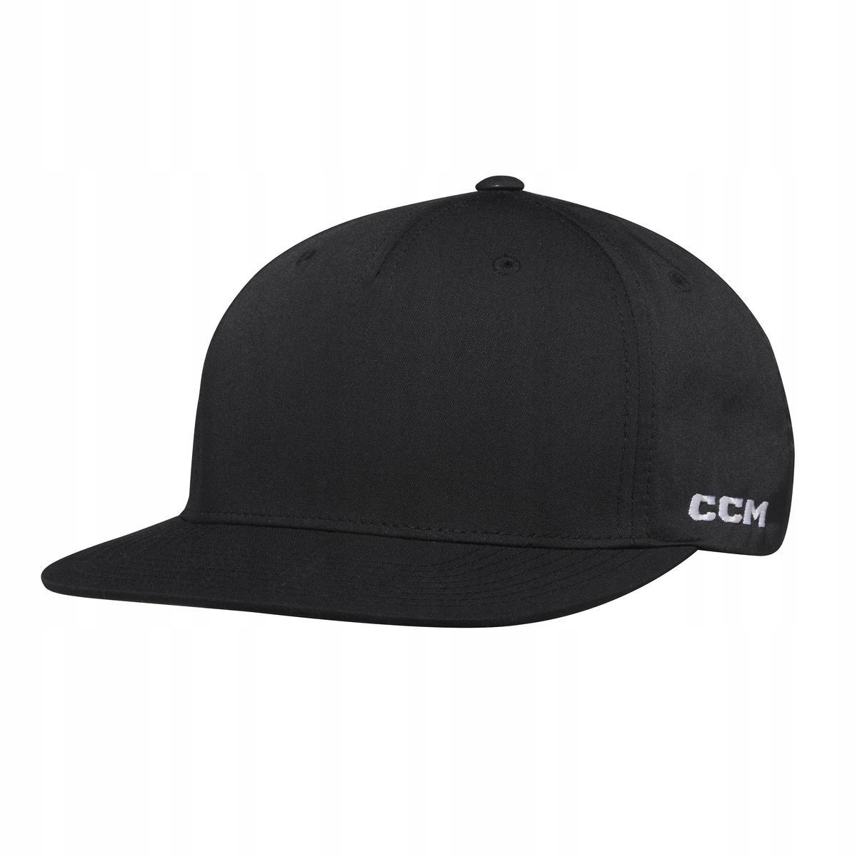 CCM Kšiltovka CCM Team Flatbrim Snapback Sr, černá, Senior