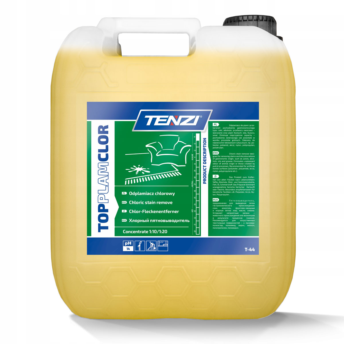Levně Tenzi Top Plam Clor Odstraňovač skvrn na textil 5L