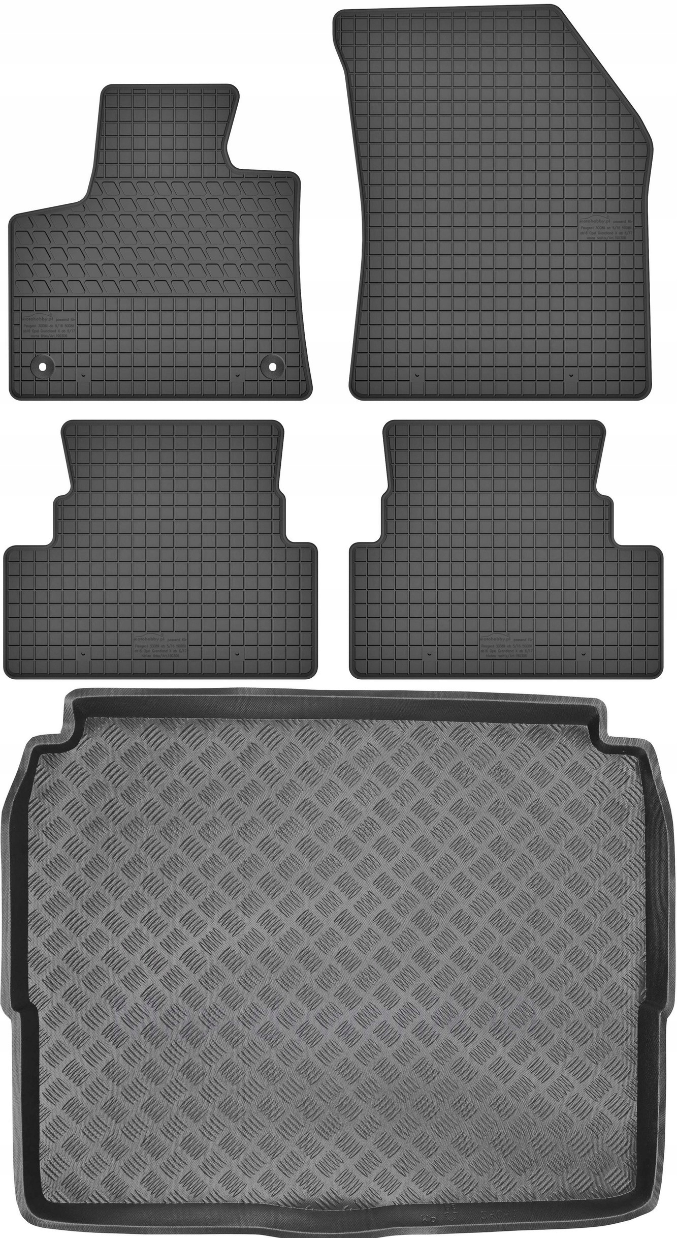 

Peugeot 3008 II Crossover 2016- Dywaniki mata