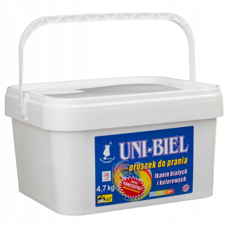 Levně Univerzální Prací Prášek Radziemska Uni-biel 4,7 kg Polský výrobek