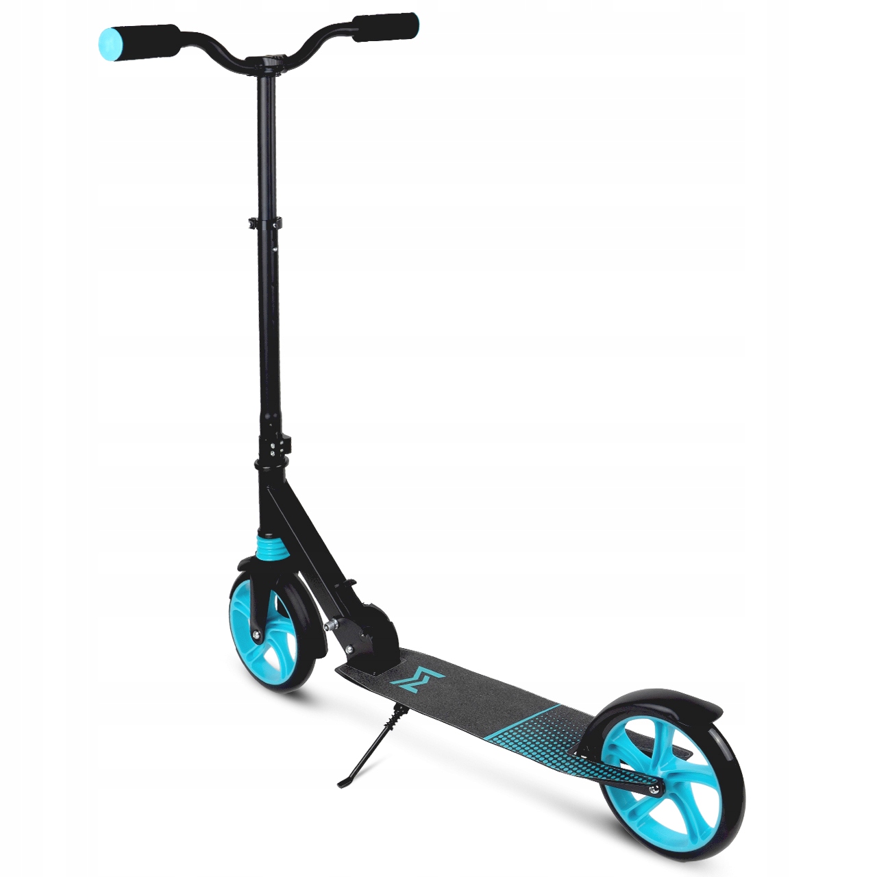 HULAJNOGA MIEJSKA DUŻA SKŁADANA REGULOWANA AMORTYZATOR 100KG ŁOŻYSKA ABEC7 Wiek dziecka 6 lat +