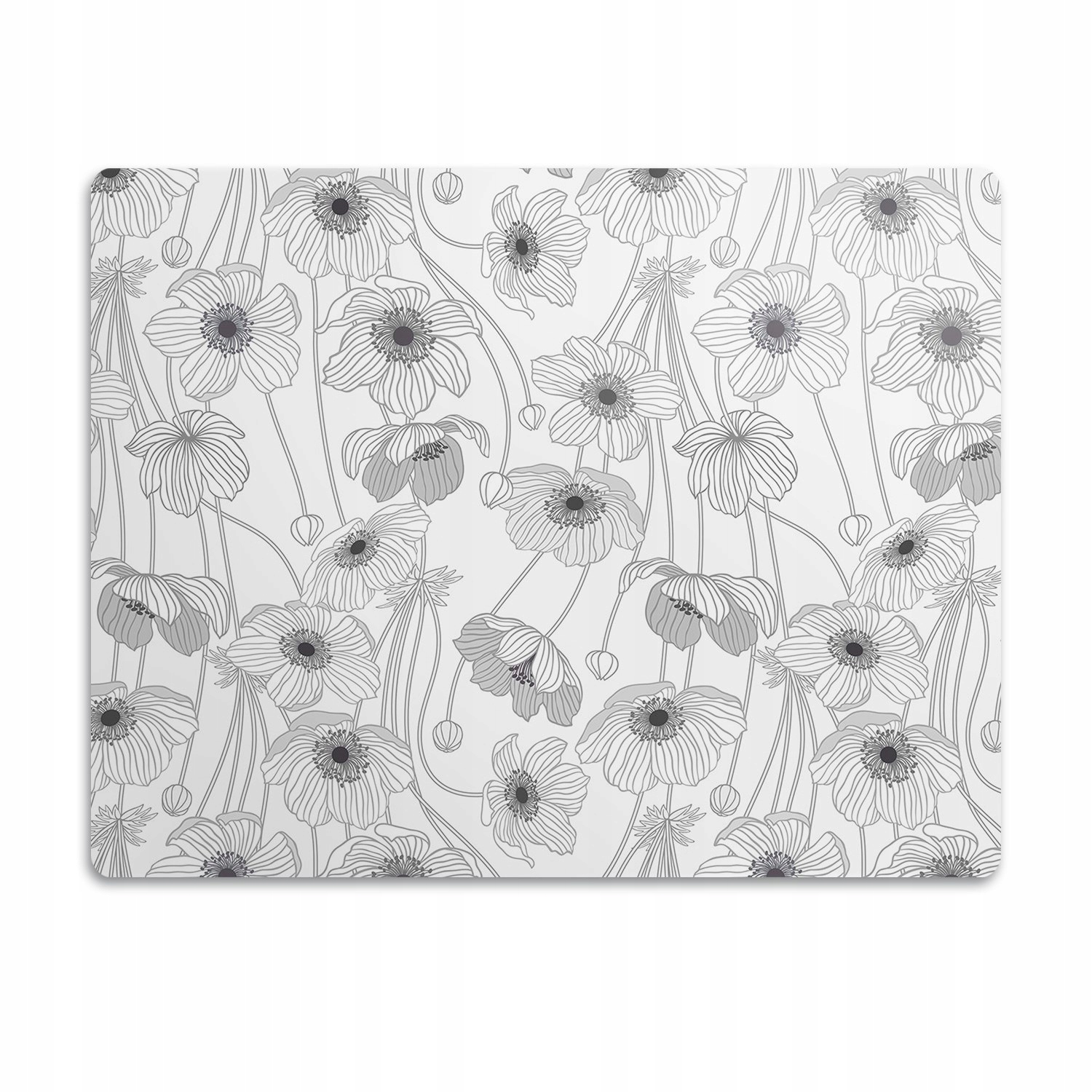 Levně Pro psa podložka pod misku Květy pupeny 90x60 cm