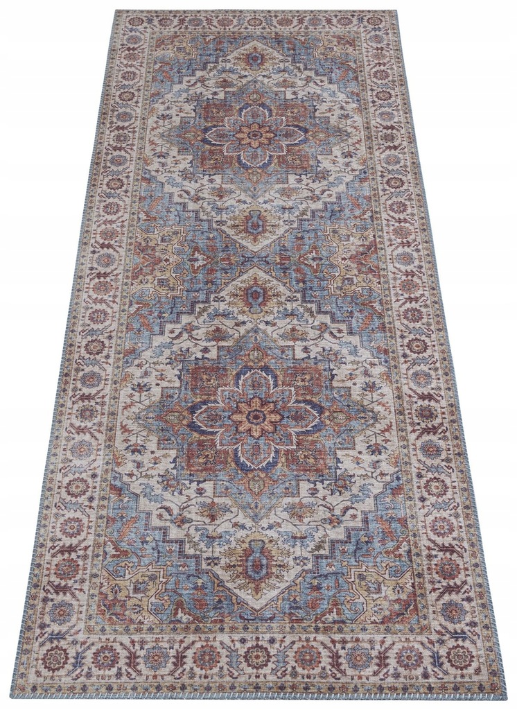 Behúň 80x200 na chodbu a predsieň, viacfarebný, orientálny, plochý