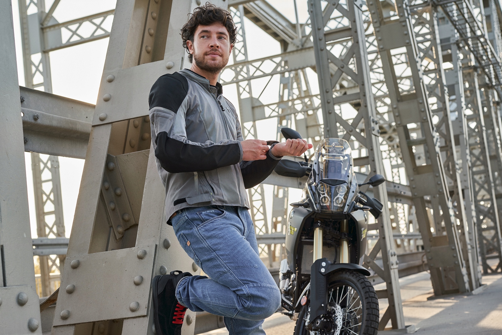 SPODNIE MOTOCYKLOWE | SHIMA DEVON | MĘSKIE JEANSY + OCHRANIACZE + GRATIS Materiał jeans