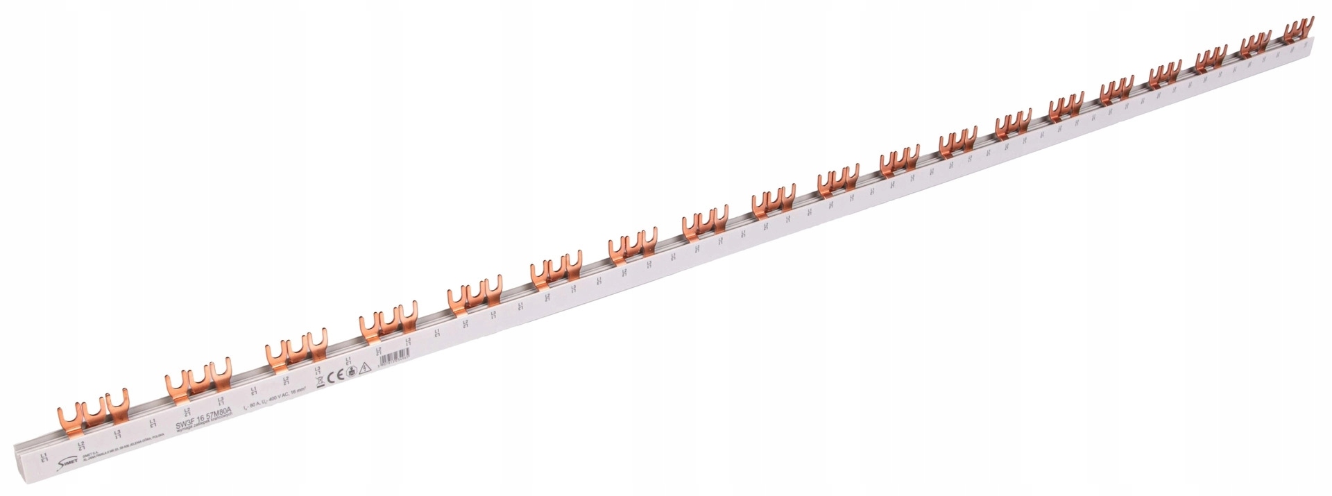 

Szyna prądowa widełkowa SW3F 16mm2 3P 57M 80A