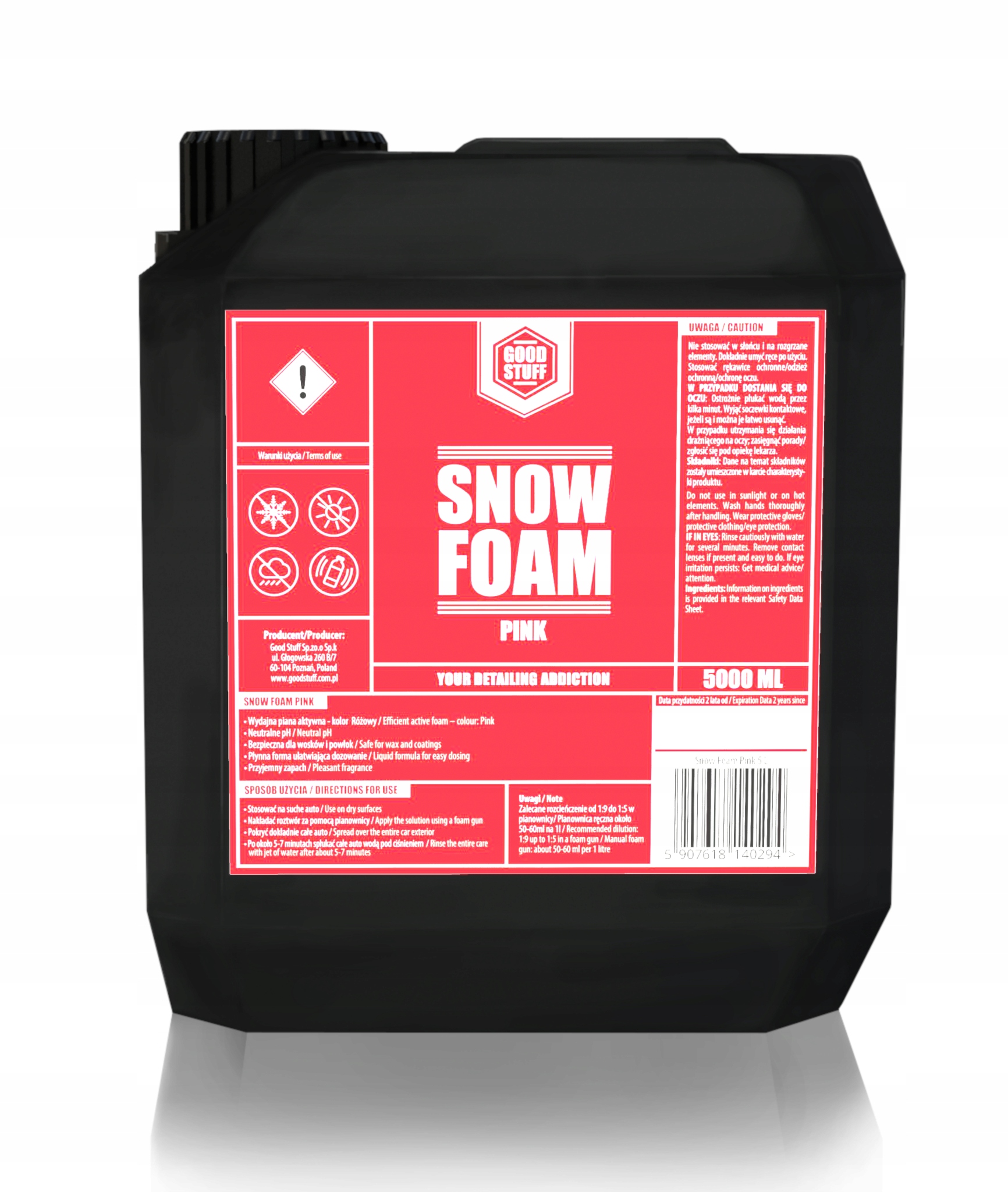 Good Stuff Pink Bear Piana Aktywna Super Kolor 5l