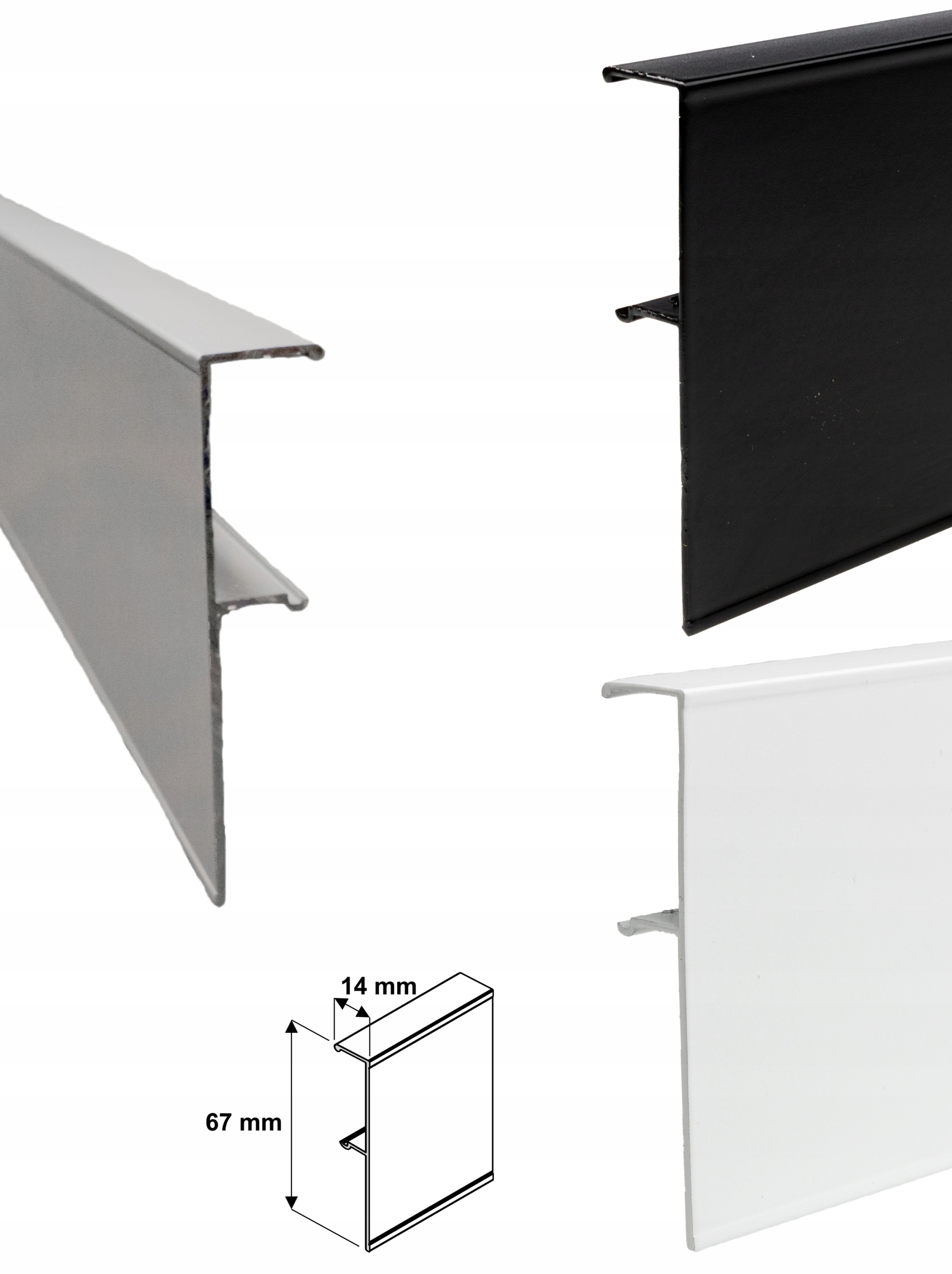 System do drzwi przesuwnych ścienny Iron 60kg 160 Długość prowadnicy 1.6 m