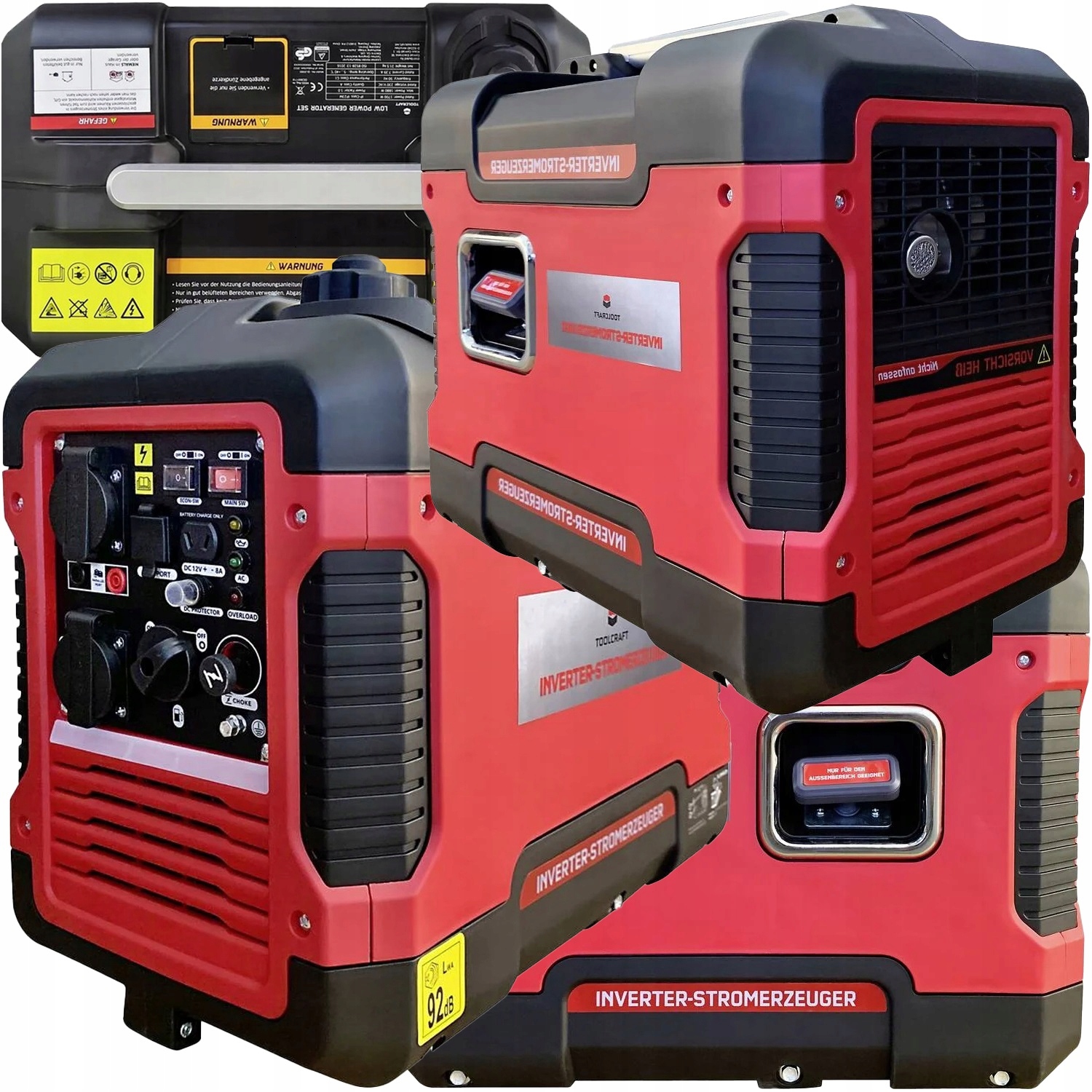 Agregat Prądotwórczy Generator Prądu Inwertorowy Toolcraft QL2000I 1700W