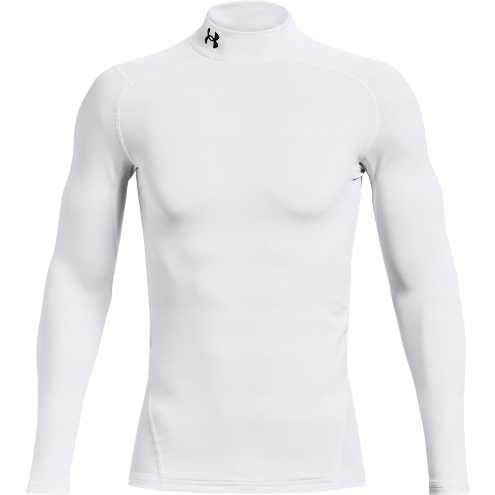 Koszulka Z Długim Rękawem Coldgear Kompresyjna Męska Biała Under Armour S
